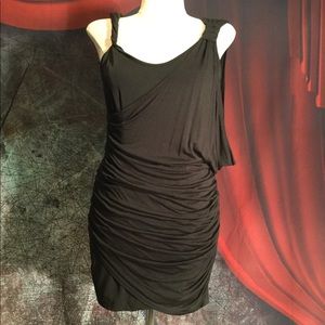 Little Black Dress Jamison Drape Mini